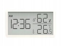 VERK GROUP 09232 Digitální teploměr s vlhkoměrem, LCD displej, 10, 5 × 6 cm, bílý