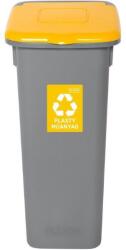 IGOTREND Szelektív hulladékgyűjtő 53 l FLAP BIN, szürke/sárga