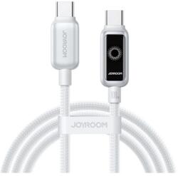 JOYROOM STARFLIGHT adatkábel Type-C - Type-C 100W PD 120cm fehér S-A55 S-A55 C-C 100W 1.2 WHITE (S-A55 C-C 100W 1.2 WHITE)