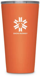 Snow Monkey Enjoyer 473 ml thermo bögre narancs