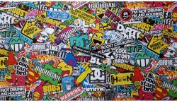 Media MÉDIA Boom Dekorációs matrica színes nyomtatással, 1 m x 1, 37 m (STICKIMG009)