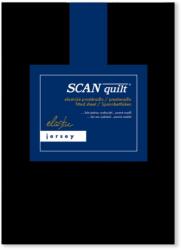 Scanquilt JERSEY ELASTIC LYCRA lepedő, fekete, 200×220 cm (27959)