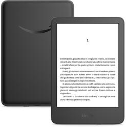 Amazon Kindle, 15, 24 cm (6"), 16GB, Wi-Fi, Reklámos verzió, Fekete, E-book olvasó (B0CP31T5M6_Advertising)