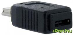 StarTech Mini USB Micro USB Átalakító Fekete 3cm UUSBMUSBFM (UUSBMUSBFM)