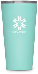 Snow Monkey Enjoyer 473 ml thermo bögre türkiz