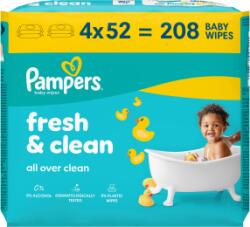 Pampers törlőkendő (4x52 db/fólia) Fresh Clean