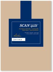 Scanquilt JERSEY ELASTIC LYCRA lepedő, mogyoróbarna, 180×200 cm (30393)