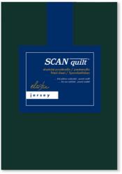 Scanquilt JERSEY ELASTIC LYCRA lepedő, sötétzöld, 90×200 cm (30828)