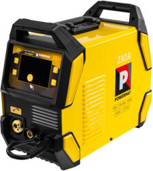 Powermat Inverteres Hegesztőgép - 230A, MIG/MAG/MMA/TIG/FLUX - Szinergikus, LCD kijelző (PM-PAS-230L) (PM1554)