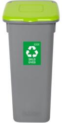 IGOTREND Szelektív hulladékgyűjtő 53 l FLAP BIN, szürke/zöld