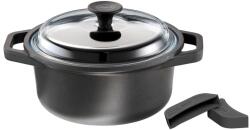 RÖSLE Oala din aluminiu ROSLE CADINI, 20 cm, antiaderenta, reciclata, cu capac din sticla (91761)