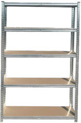 GTT Salgó polc, fém állvány, 5 polcos, 180x90x40 cm, teherbírás 875 kg MZS-306