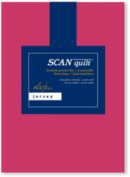 Scanquilt JERSEY ELASTIC LYCRA lepedő, fuksziaszín, 180×200 cm (30395)