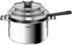 Tefal Set Oale Tefal G7376S OptiSpace, 6 piese, inox, inductie, capacitate 162024 cm (G7376S)