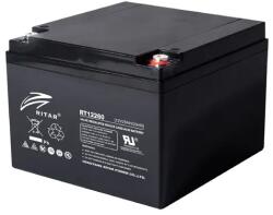 Ritar Оловна батерия RITAR, (RT12260) AGM, 12V, 26 Ah, 166/ 176/ 125 mm, Терминал F13(M5) (RITAR-RT12260) - xtreme