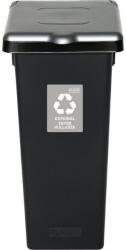 IGOTREND Szelektív hulladékgyűjtő 53 l FLAP BIN, fekete/ezüst