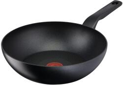 Tefal Wok Tefal Titanium Force 28 cm, Antiaderent, Indicator de temperatura, Fabricat in Franta (G30319)