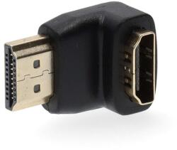 Nedis HDMI 90°-os adapter, fekete (CVGB34901BK)