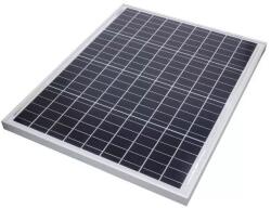 Polikristályos fotovoltaikus panel, teljesítmény 50W, méret 610 x 510 x 30mm