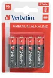 Verbatim Батерия, Verbatim ALKALINE BATTERY AA 8 PACK (HANGCARD) (49503)