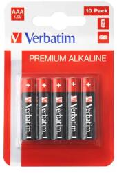 Verbatim Батерия, Verbatim ALKALINE BATTERY AAA 10 PACK (HANGCARD) (49874)