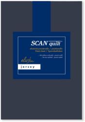 Scanquilt JERSEY ELASTIC LYCRA lepedő, sötétszürke, 180×200 cm (34719)