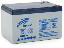 Ritar Оловна батерия RITAR EV12-12, AGM, 12V / 12 Ah, Терминал2, За електрически колички (RITAR-EV12-12) - xtreme