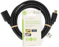 Nedis ultra HD HDMI hosszabbító kábel, 3m (CVGL34096BK30)