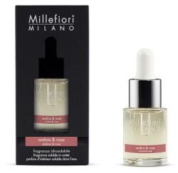Millefiori Ambra & Rosa Fragrance Soluble in Water 15 ml