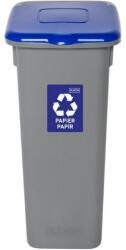 IGOTREND Szelektív hulladékgyűjtő 53 l FLAP BIN, szürke/kék