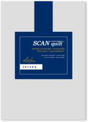 Scanquilt JERSEY ELASTIC LYCRA lepedő, világosszürke, 120×200 cm (32588)