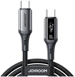 JOYROOM STARTALK adatkábel Type-C - Type-C 100W PD 120cm fekete S-A60 S-A60 C-C 100W 1.2M BLACK (S-A60 C-C 100W 1.2M BLACK)