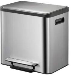 EKO Lépcsős szemetes, EKO, EcoCasa, 2x12 liter, 2 rekesz, rozsdamentes acél