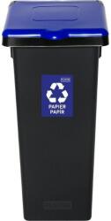 IGOTREND Szelektív hulladékgyűjtő 53 l FLAP BIN, fekete/kék