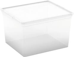KIS C Cube tárolódoboz fedéllel átlátszó (8400000020201)
