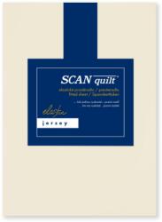 Scanquilt JERSEY ELASTIC LYCRA lepedő, natúr, 90×200 cm (32586)