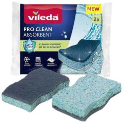 Vileda Pro Clean viszkóz mosogatószivacs 2 db kék KHTV80 (KHTV80)