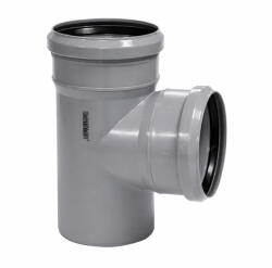 Valrom Ramificatie polipropilena, pentru scurgere, gri, D 32 x 32 mm, 87 grade (15080603287)
