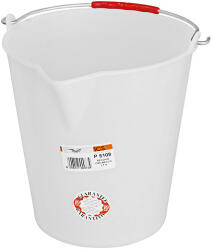 Ics Festővödör, Ics, 14 l, fehér, PVC, 27, 5 cm átmérő, 30 cm magas, 22 cm alsó átmérő (TC254283) (TC254283)
