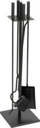 Strend Pro Piszkavas készlet, Strend Pro Homefire FT075BA, 81 cm, fekete, 4 részes, állványra akasztható (TC221379) (TC221379)