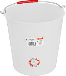 Ics Festővödör, Ics, 15 l, fehér, PVC, 31 cm átmérő, 30 cm magas, 22 cm alsó átmérő (TC254317) (TC254317)