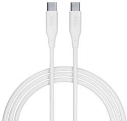 Allity AUC-02 USB-C - USB-C adat- és töltőkábel 1m fehér (GSM186395) (GSM186395)