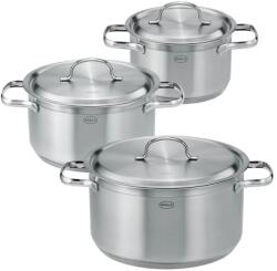 RÖSLE 3 részes főzőlábas szett fedővel, rozsdamentes acél, Rosle, Pure Elements