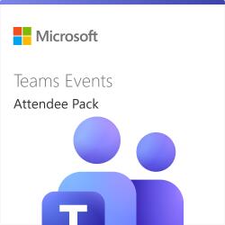 Microsoft Teams Events Attendee Pack - 35k attendees - éves előfizetés (1 év) (CFQ7TTBZZJP0-001V_P1YP1Y) (CFQ7TTBZZJP0-001V_P1YP1Y)