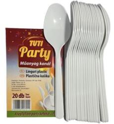 TUTI Műanyag kanál, 20 db, TUTI "Party" PDP_557 (PDP_557)