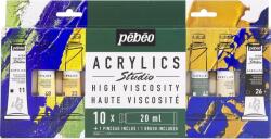 Pébéo Acrylic Paint Akril festékek készlete 10 x 20 ml 10 db (833316)