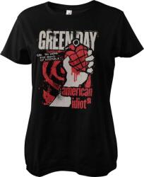 Green Day American Idiot Spiral Arm Black M Női Ing (WMX-5-GDAY001-H93-11-BK-M)