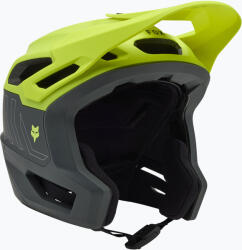 FOX Dropframe Pro Runn флуоресцентно жълта велосипедна каска Мотоциклетна каска, шлем