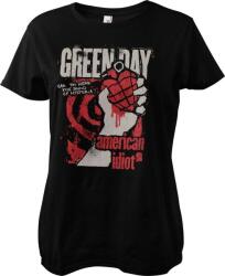 Green Day American Idiot Spiral Arm Black S Női Ing (WMX-5-GDAY001-H93-11-BK-S)
