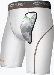 Shock Doctor Мъжки шори за бойни спортове Shock Doctor AirCore Cup Compression white